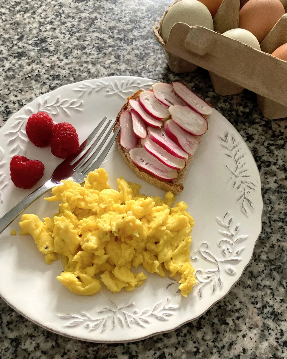 Perfect Scrambled Eggs for One