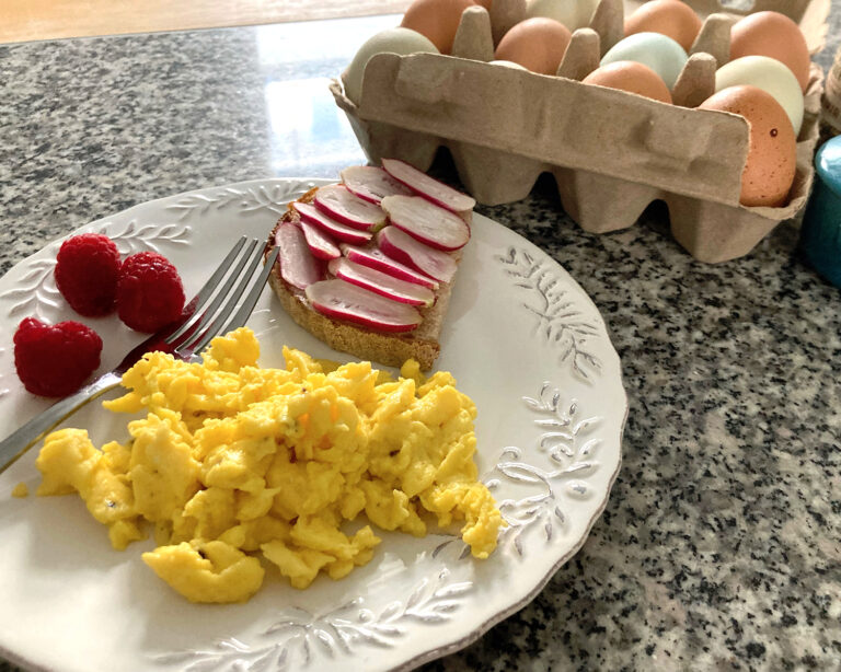 Perfect Scrambled Eggs for One