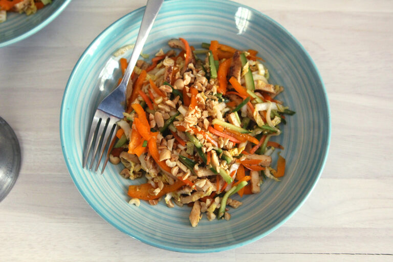 Julienne Chicken Salad for Two