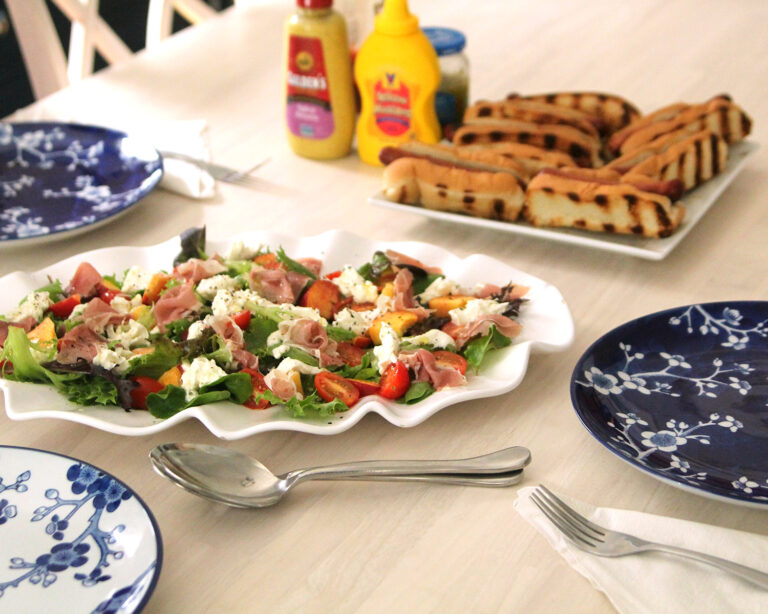 Nectarine Burrata Salad Recipe