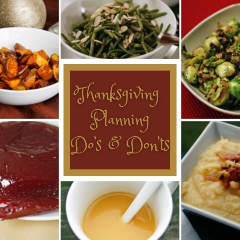 Thanksgiving Menu Planning Do's and Don'ts