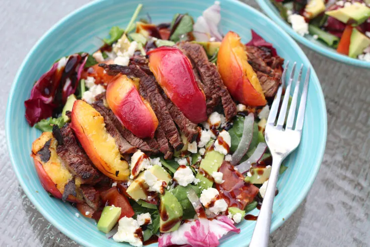 Grilled Steak and Nectarine Salad