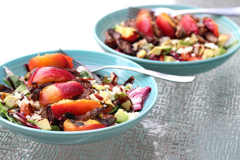 Grilled Steak and Nectarine Salad Recipe