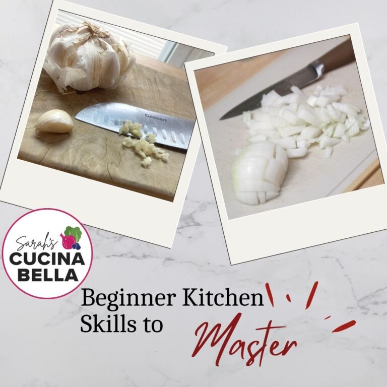 Beginner Kitchen Skills to Master to Start Cooking For Yourself