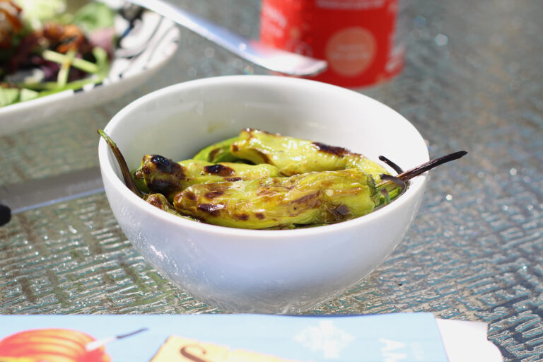 Grilled Shishito Peppers