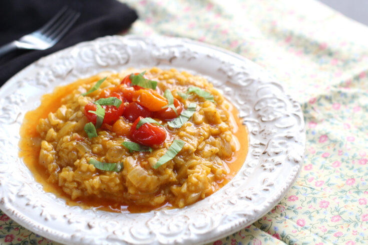 Roasted Tomato Risotto