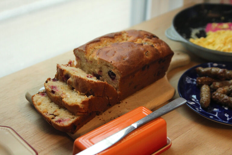 Buttermilk Cranberry White Chocolate Bread Recipe