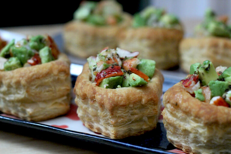 Lobster Avocado Puffs
