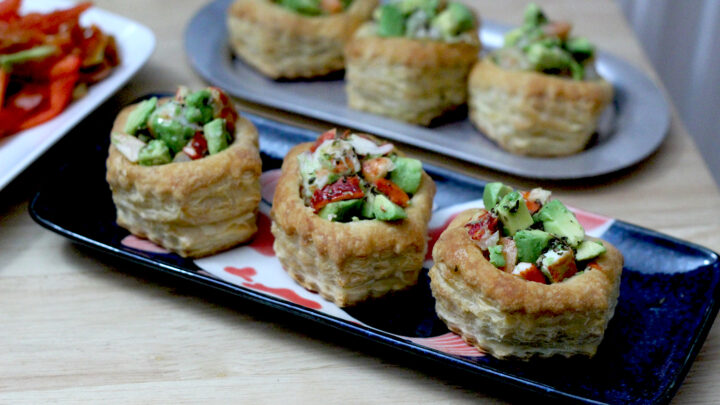 Lobster Avocado Puffs | Sarah's Cucina Bella