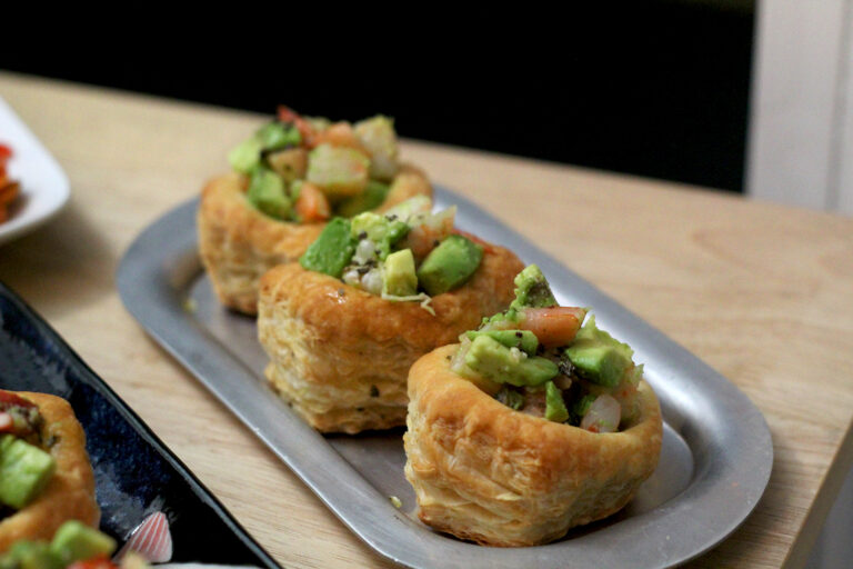 Shrimp Avocado Puffs