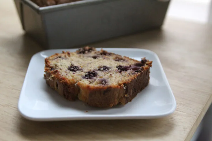 Blueberry Banana Quick Bread