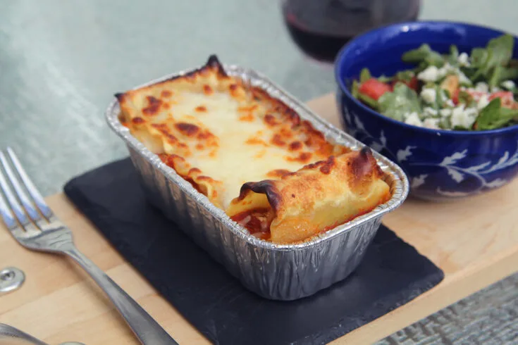 Grilled Mini Spinach Lasagna