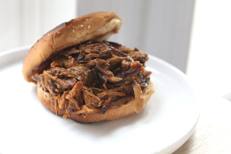 Savory Apple Honey Barbecue Pulled Pork